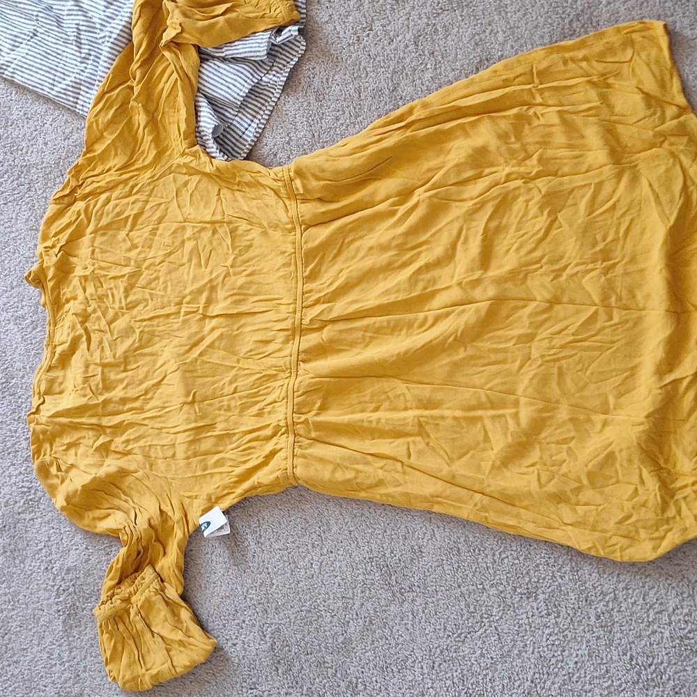 Old Navy Striped and Mustard Dresses - Picture 6 of 7